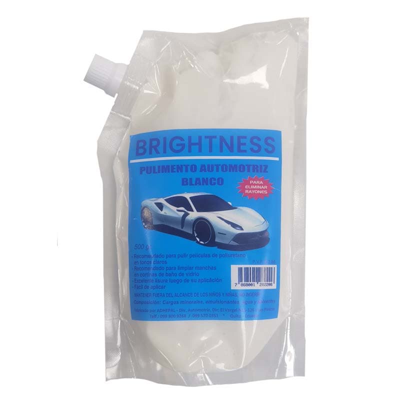 BRIGHTNESS PULIMENTO BLANCO 500GR DOYPACK (1U)(24U - 1