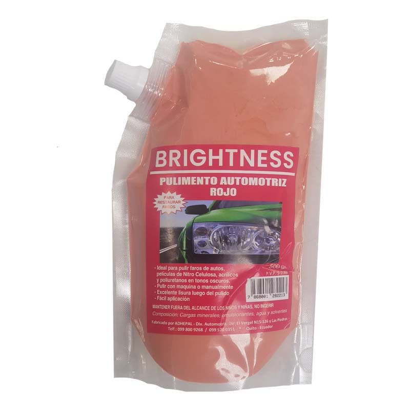 BRIGHTNESS PULIMENTO ROJO 500GR DOYPACK (1U)(24UxC - 1