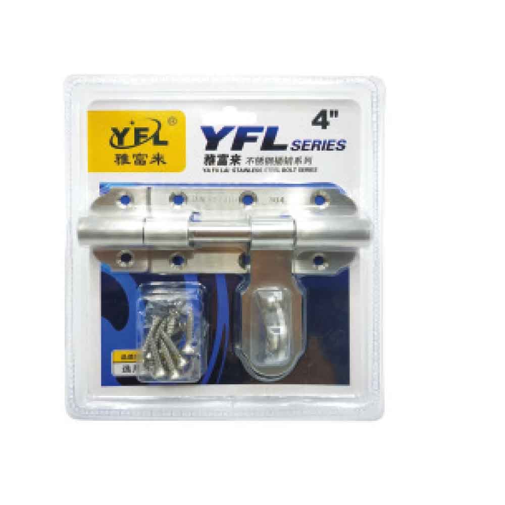 IMP PICAPORTE 6 ACERO INOX P/CANDADO - 1