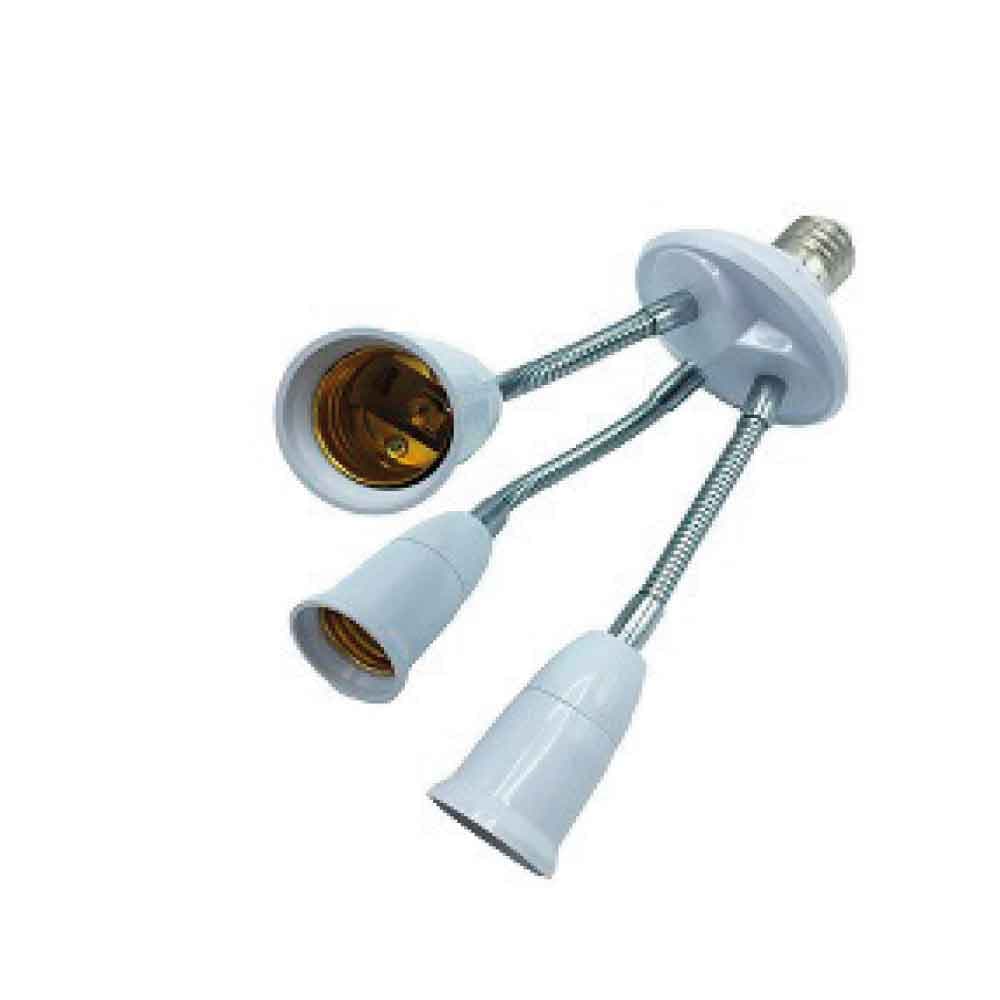 IMP PORTA LAMPARA 3 BRAZOS E27 BL - 1