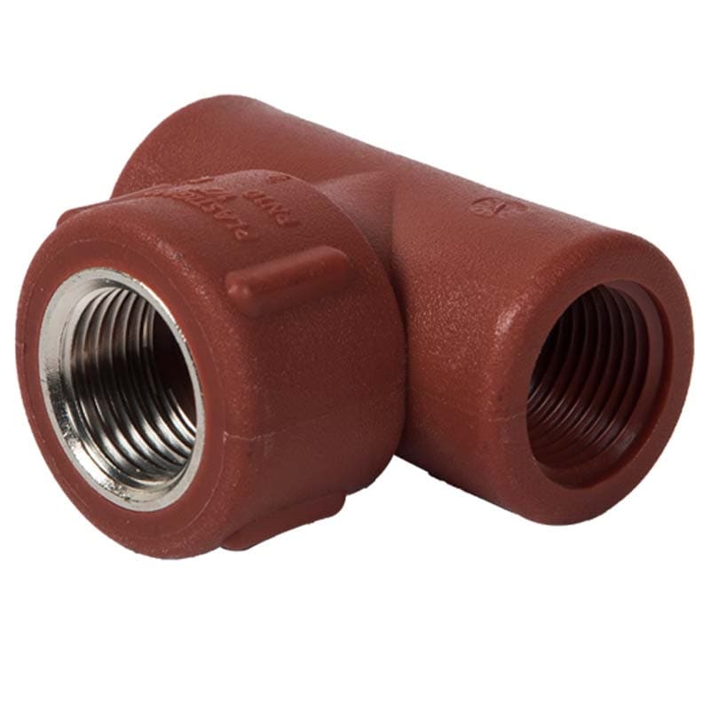 PLASTIGAMA PP TEE 1/2 INSERTO MET - 1