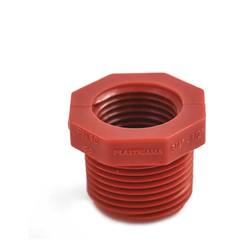 PLASTIGAMA PP BUJE REDUCCION 1/2X1/4  (250UxCJ) - 1
