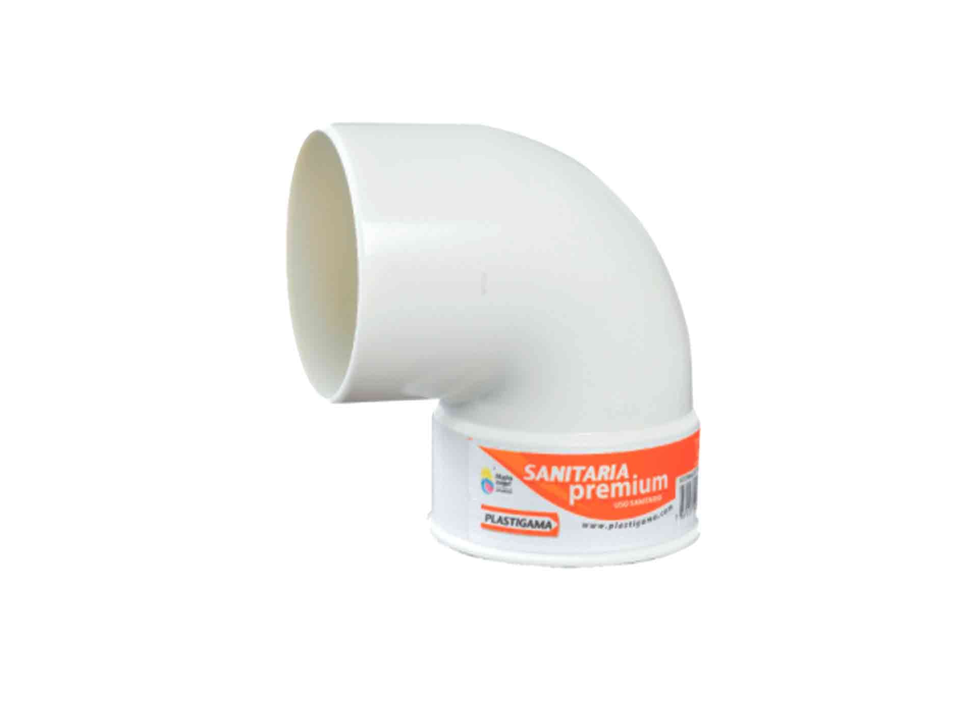 PLASTIGAMA DESAGUE CODO 110MMX90 (20UxCJ) - 1