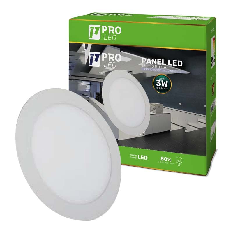 PROLED PANEL RED EMP BL 3W 85-265V 6.5K 183 (100) - 1
