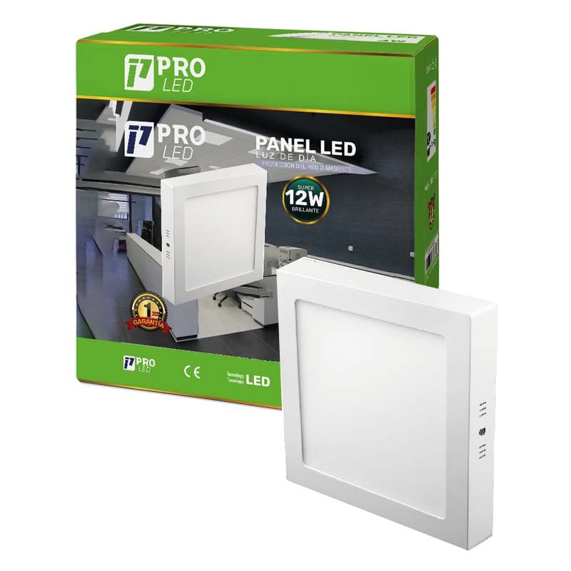PROLED PANEL CUA SOB BL 12W 85-265V 6.5K (40) 28MM - 1