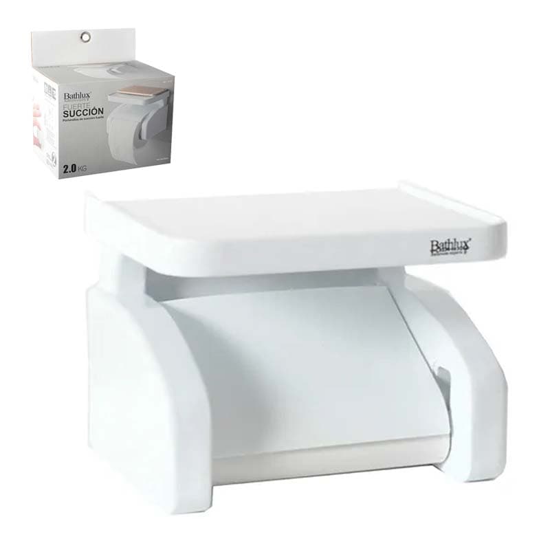 HO SOPORTE PLAST ROLLO D/PAPEL BLANCO C/VENTOS - 1