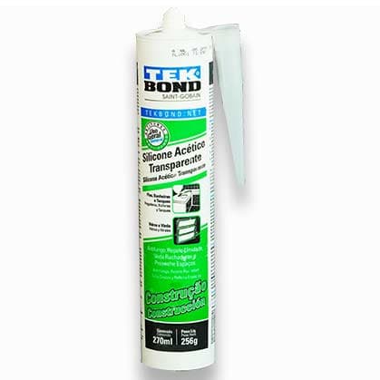 TEKBOND SILICON CONSTRUCCION TRANSP. 256GR (24 - 1