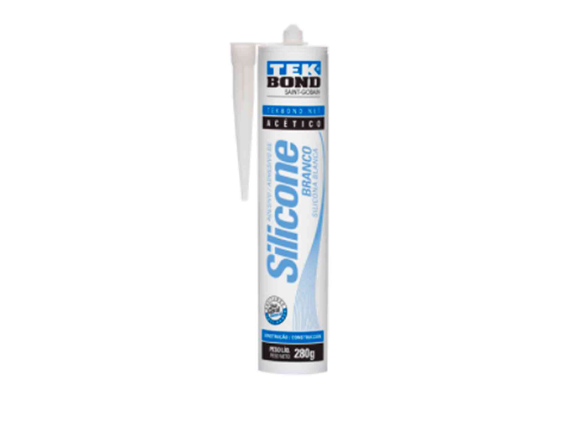 TEKBOND SILICON ACETICA USO GENERAL BLANCO 280GR ( - 1