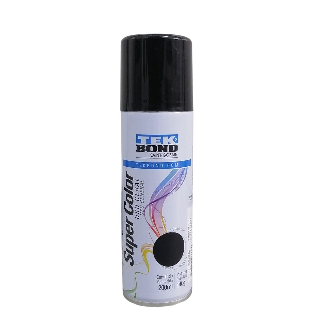 TEKBOND SPRAY PINT PLATA METALICO 400ML 140GR (6UX - 1