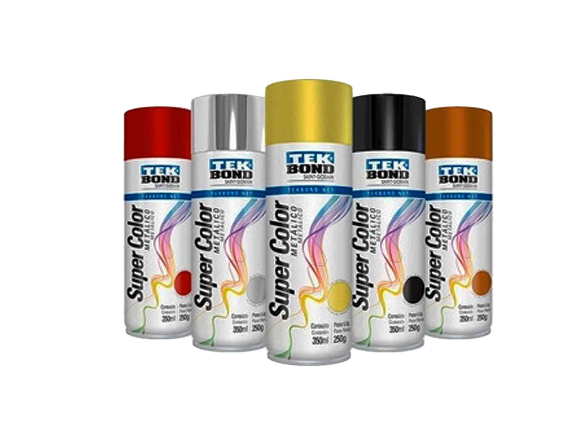TEKBOND SPRAY PINT NEGRO MATE 400ML 140GR (6UxCJ) - 1