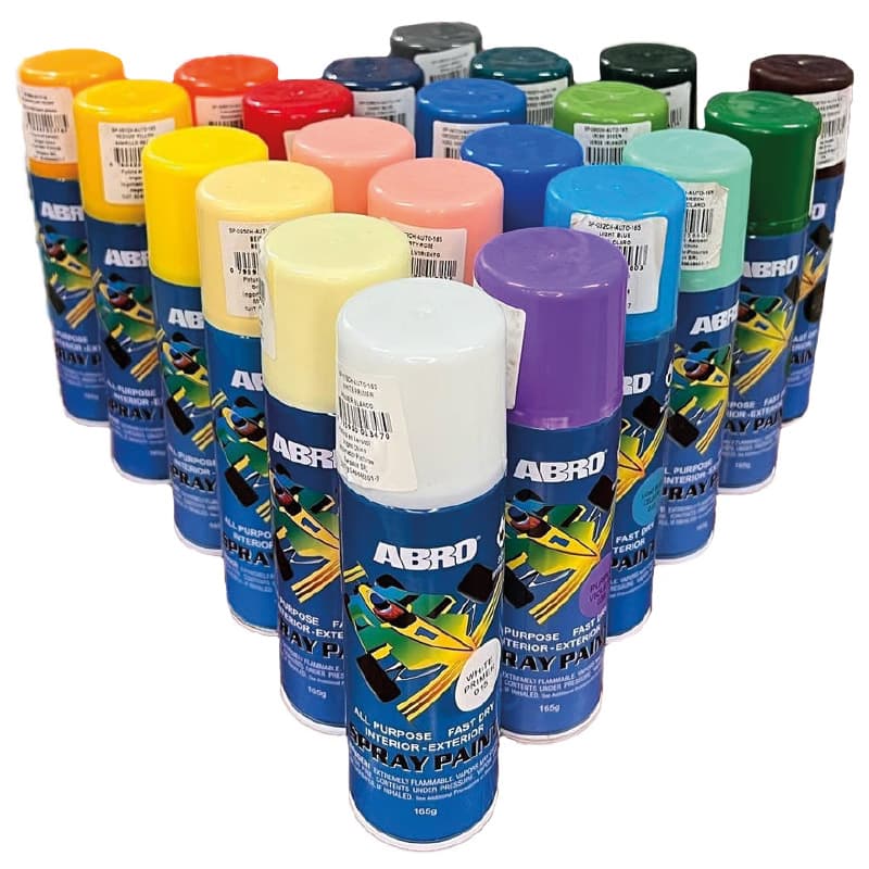 ABRO SPRAY BLANCO MATE AUTO 400ML (12U) - 1