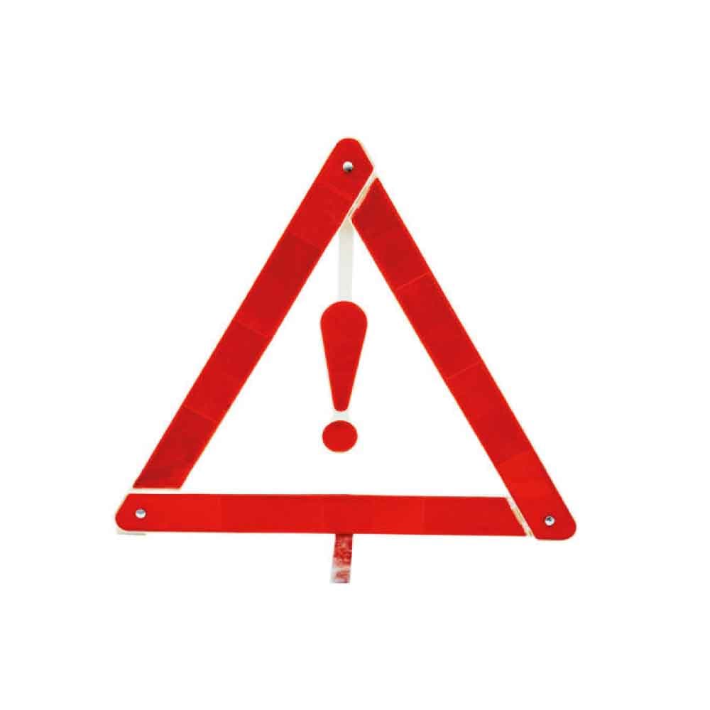 IMP TRIANGULO ADVERTENCIA ROJO SOPORTE METAL - 1