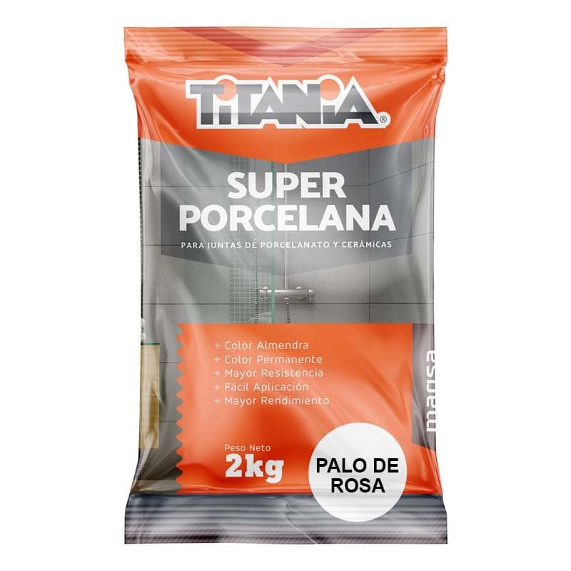 5% TITANIA PORCELANA PALO DE  ROSA 2KG  (25UxBULTO - 1