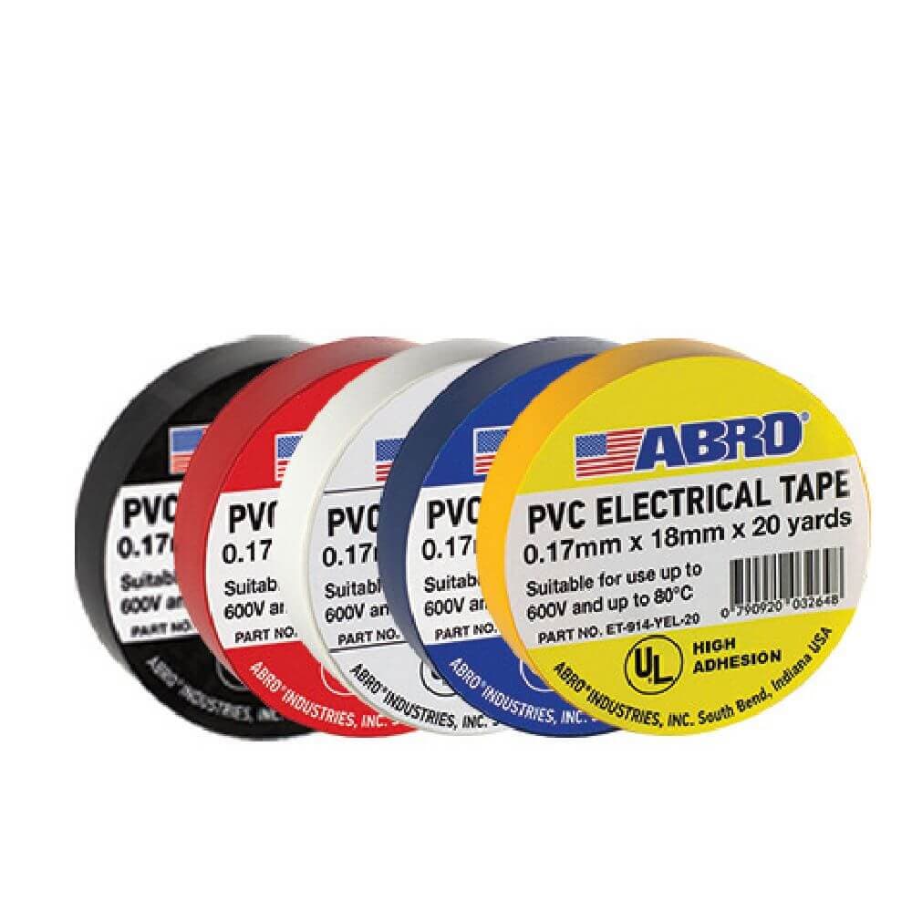 ABRO TAIPE NEGRO 18MMX20YDS (250UxCJ) - 1