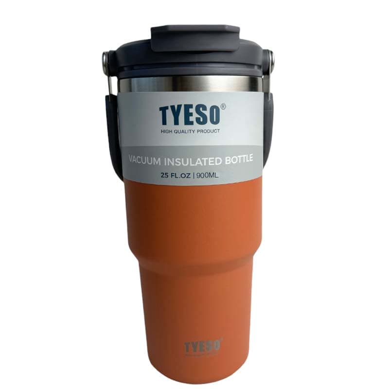 IMP VASO TERMO TYESO 900ML 2F NARANJA SUS304 - 1