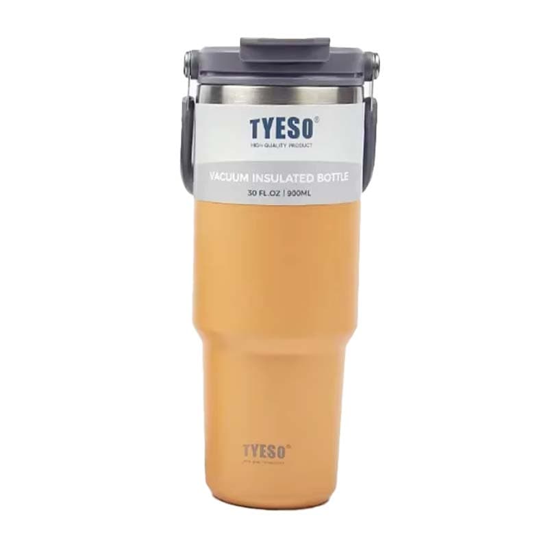 IMP VASO TERMO TYESO 900ML 2F MOSTAZA SUS304 - 1