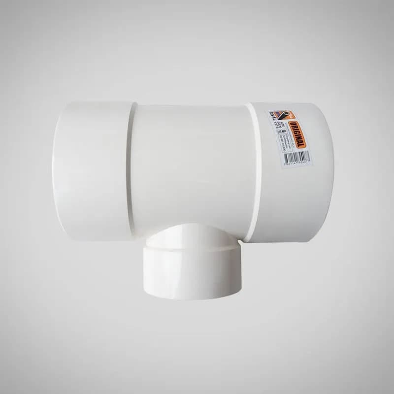 RIVAL DESAGUE TEE RED. PVC 110mmX75mm C/E/C (21UxC - 1