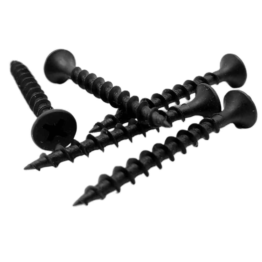 TORNILLO MDF NEGRO 8x3/4 (100U)(10000UxCJ) - 1