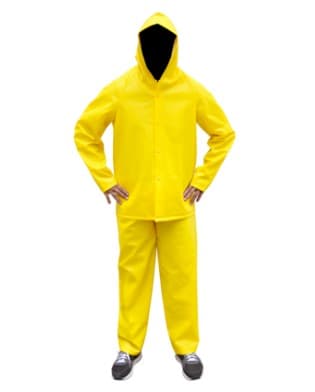 TRAJE PVC IMPERMEABLE TALLA XL AMAR. C.12 (1U) - 1