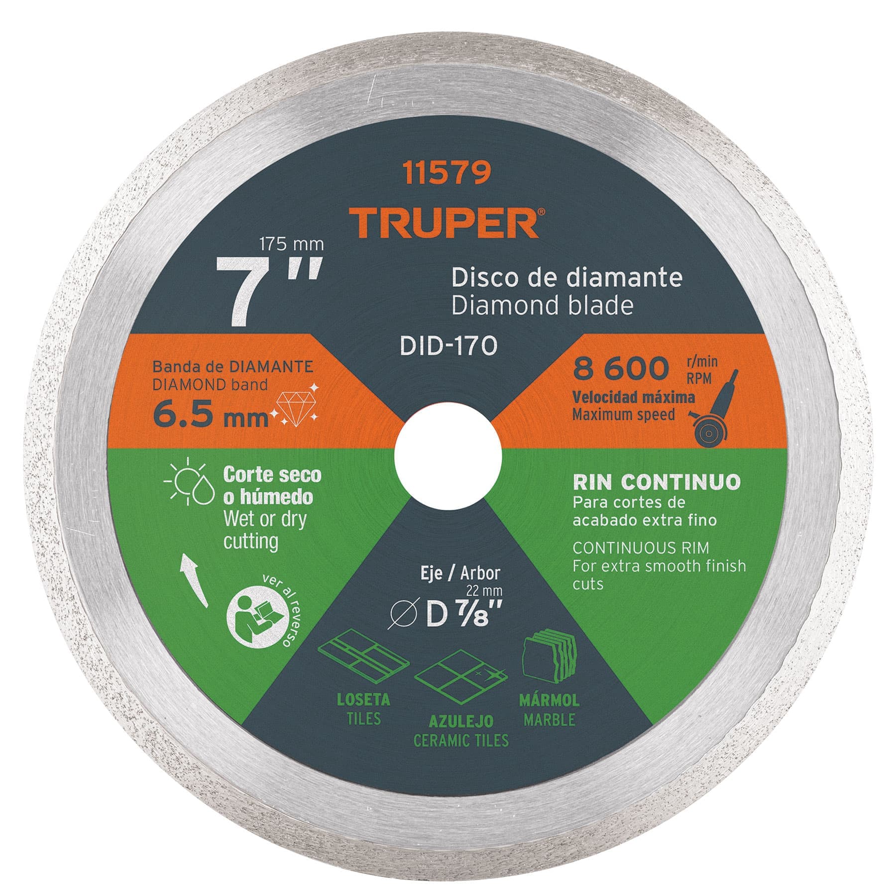TRUP DISCO DIAMANTE CONTINUO 7 11579 - 1