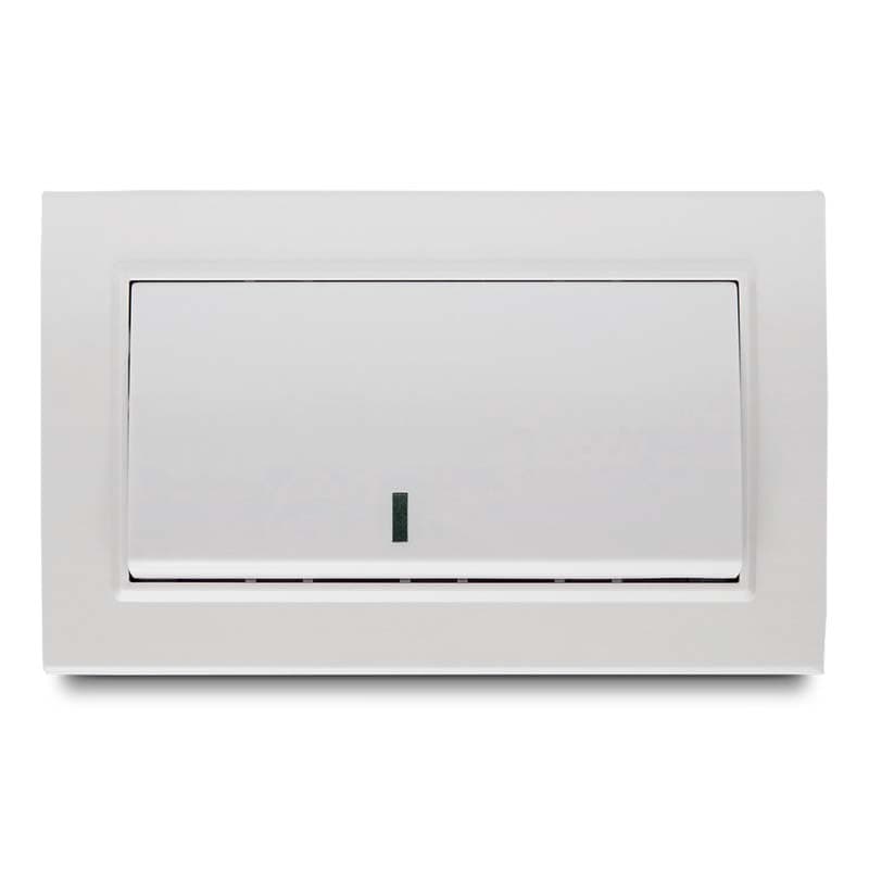 VETO NIE17723 BL INT SIMPLE C/LED (1U) (30CJA) - 1